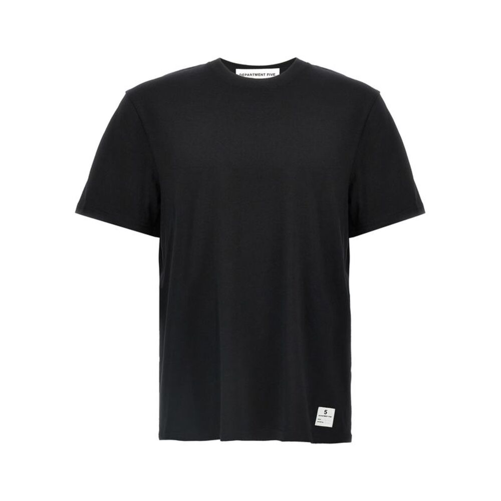 Department 5 Black Cotton Men's T-Shirt